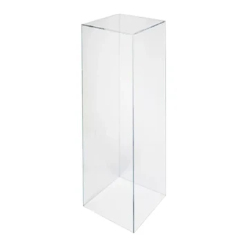 Clear Acrylic Plinth Hire - 110cm