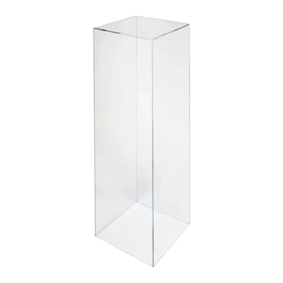 Clear Acrylic Plinth Hire - 110cm