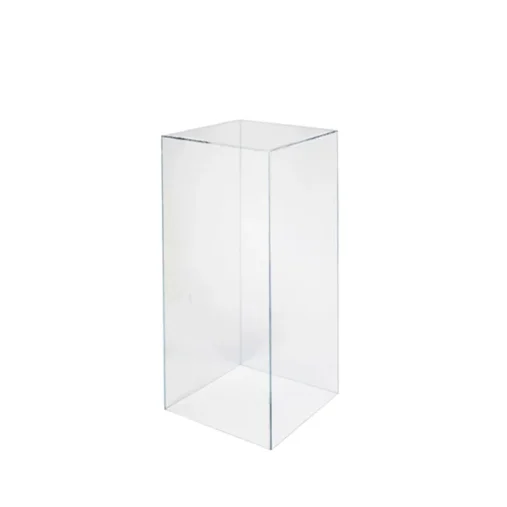 Clear Acrylic Plinth Hire - 110cm