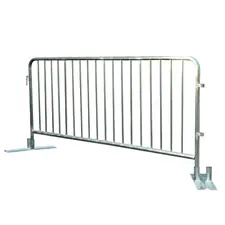 Crowd control barrier hire