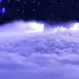 A sky with clouds and stars in the background, perfect for Dry Ice Machine Hire with Operator.