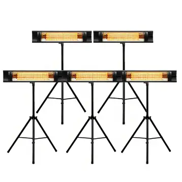 Pkg 5 - 5 X Electric Radiant Heater Hire