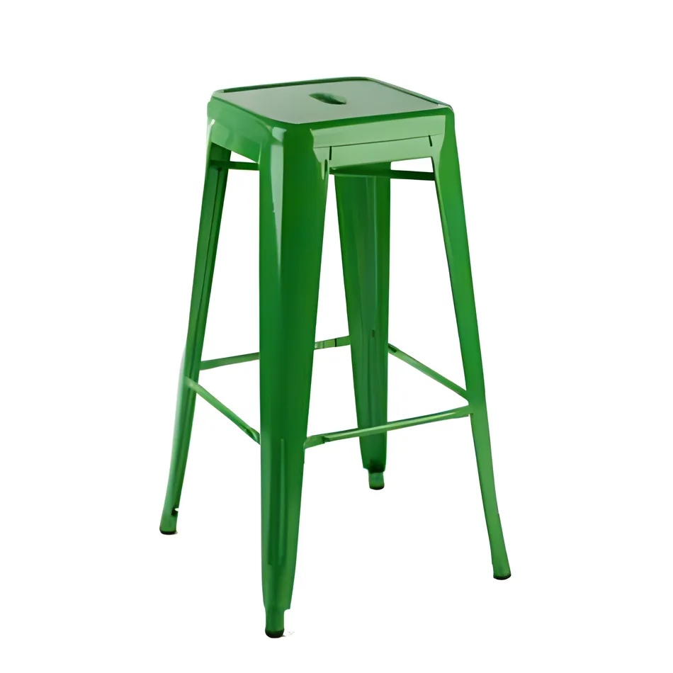 Forest Green Tolix Stool