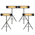 Pkg 4 – 4 x Electric Radiant Heater Hire