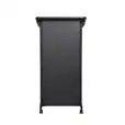 Front view of our portable lectern for hire