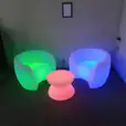 Glow couch and coffee table