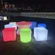 Glow cubes used outside at night