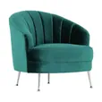 Harlow arm chair in emerald green velvet for events and corporate setups