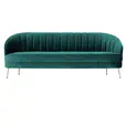 Harlow three seater emerald green velvet lounge for luxury events and weddings