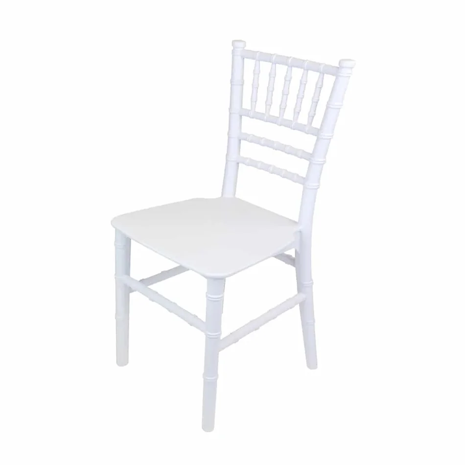 Kids White Tiffany Chair