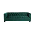 Luxe three seater emerald green velvet lounge for corporate events and weddings