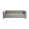 Luxe three seater grey velvet lounge for versatile event styling