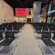 Our conference chairs hired at a car dealership