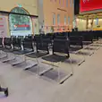Our conference chairs hired for a large indoor event
