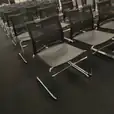 Our neatly aligned conference chairs