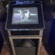 A video game machine with a tv screen on it, perfect for Jukebox Hire Only.