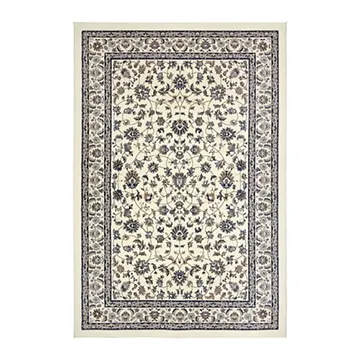 Persian Rug Blue and Ivory Large