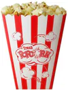 Cardboard popcorn boxes