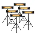Pkg 6 - 6 x Electric Radiant Heater Hire