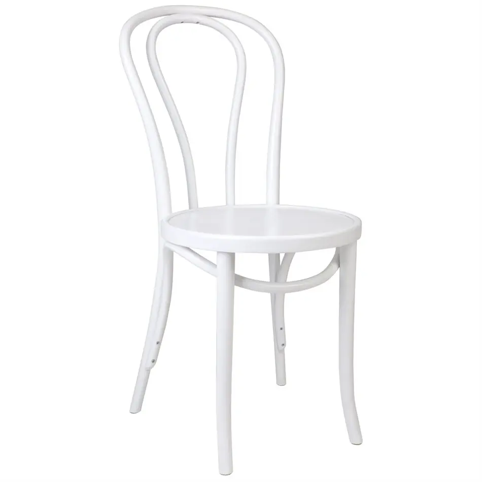 White Bentwood Chair