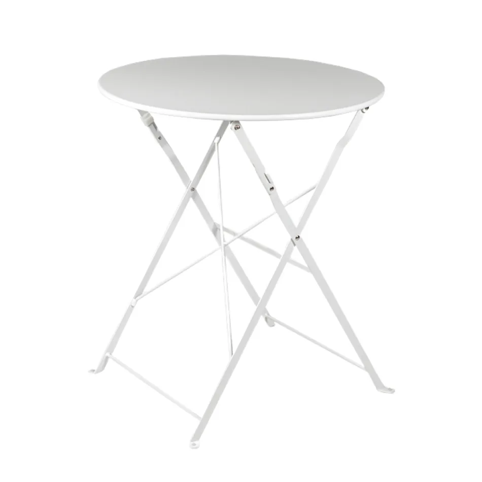 White Round Bistro Table
