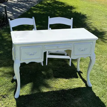 White Vintage Style Table Hire